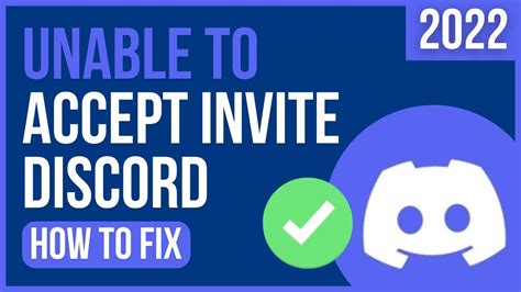 Fix Unable To Accept Invite Discord 2024 How To Fix Discord Unable To