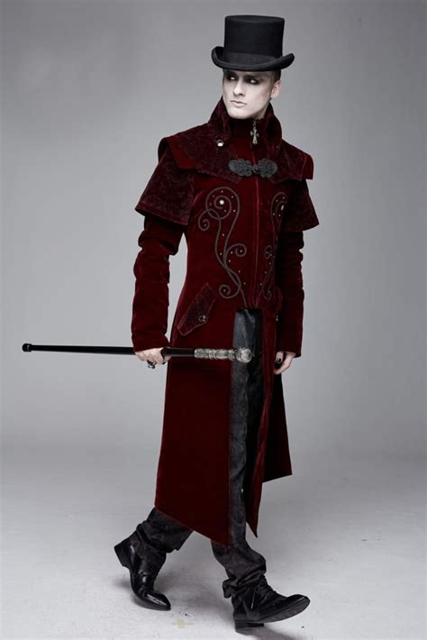 Guarantee Pay Secure Mens Gothic Victorian Coat Steampunk Vintage