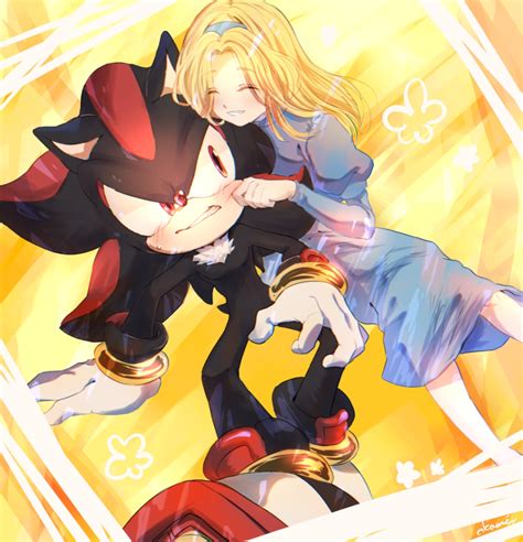 Shadow The Hedgehog And Maria Robotnik Sonic Drawn By Tondamanuke Danbooru