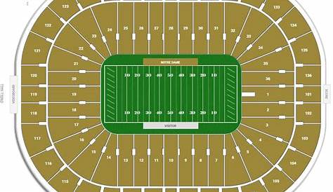 Notre Dame Stadium Seating Chart Row Numbers | Review Home Decor