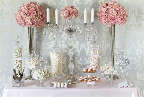Beautiful Candy Station Perfect For A Wedding Or Bridal Shower Pink