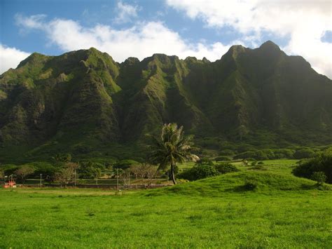 Oahu Hawaii Landscape Island Clouds Photography Wallpapers Hd