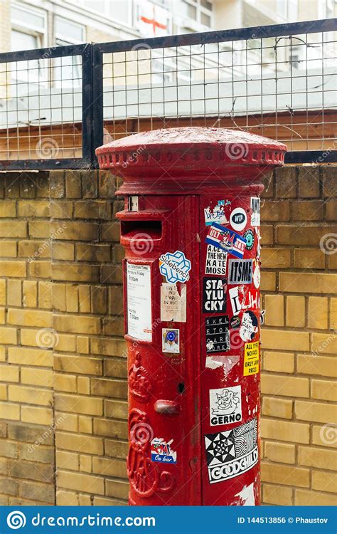 Red British Pillar Box Editorial Photo Image Of Postal 144513856