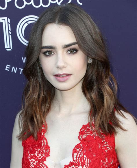 Lily Collins At Hollywood Reporters 2017 Women In Entertainment