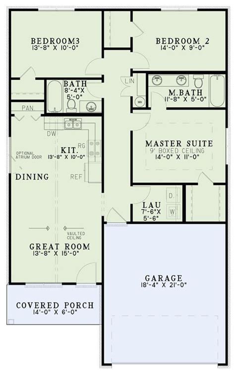 1200 Square Foot House Plans No Garage Two Bedroom Two Bathroom House Plans 2 Bedroom House