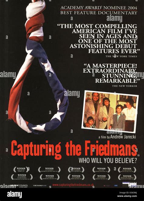 Capturing The Friedmans Poster From The Ronald Grant Archive Capturing The Friedmans Date