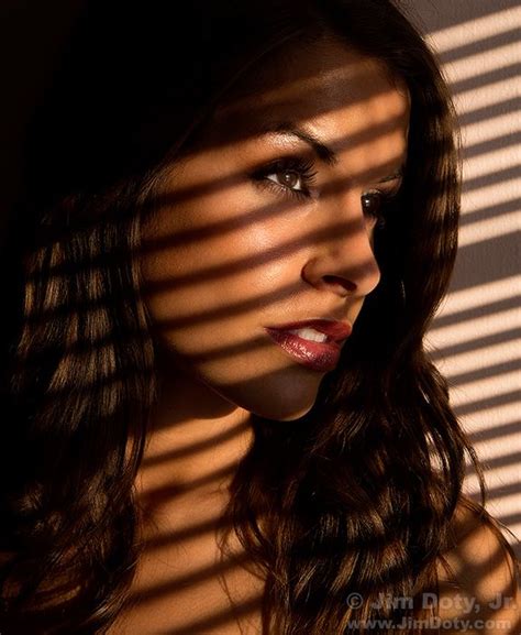 How To Create A Portrait Using Window Blind Shadows Part Shadow Portraits Shadow