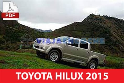 ᐉ Toyota Hilux De 2015 Manual Pdf En Español