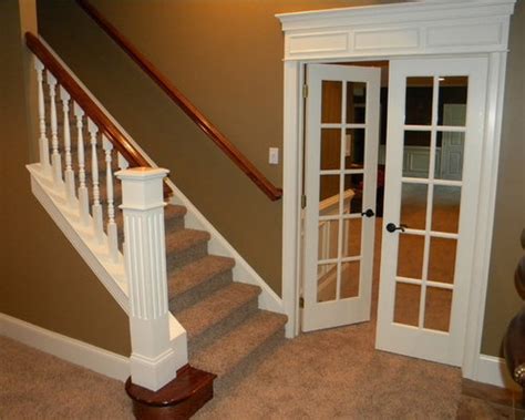 The staircase landing refers to the space at the top or at the bottom of the stairs. Basement Stair Landing Home Design Ideas, Pictures ...