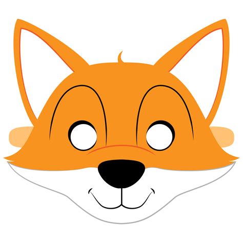 Free Fox Mask Template Printable