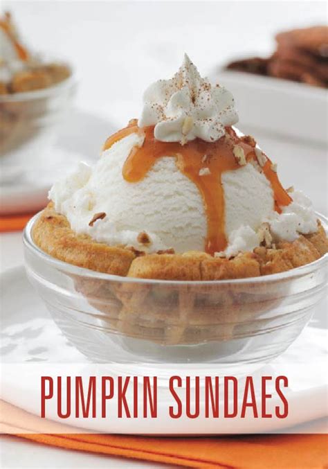 Pumpkin Sundaes Sundae Recipes Yummy Fall Recipes Pumpkin Recipes