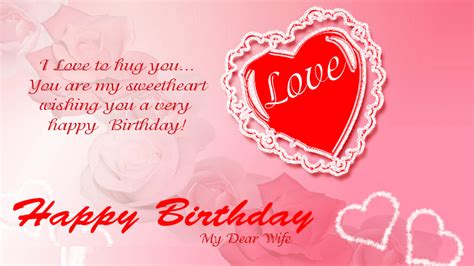Best Images For Happy Birthday Wishes To Wife From Husband Romantic