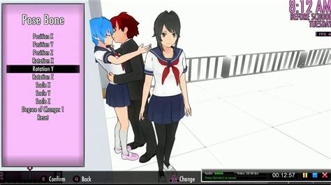 Yandere Simulator Pose Mode Kissing And Extra Arms Youtube