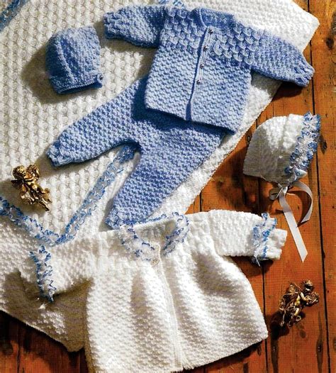 Premature Baby Knitting Pattern 12 18 Boy Girl Double Knit Etsy Uk