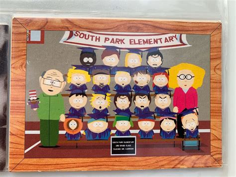 South Park Postcard South Park Elementary 3rd Grade Class 2000 Ebay