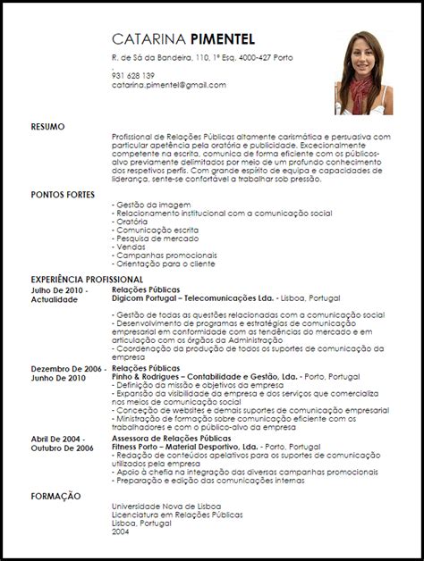 Modelo Curriculum Vitae Relações Públicas Livecareer Modelos De