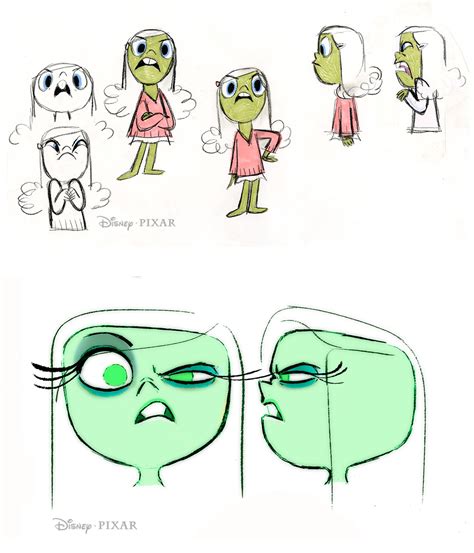 Cartoon Concept Design Inside Out Concept Art Disney Pixar Part 1