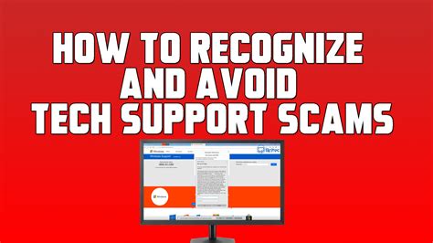 How To Recognize And Avoid Tech Support Scams Malware Removal Pc