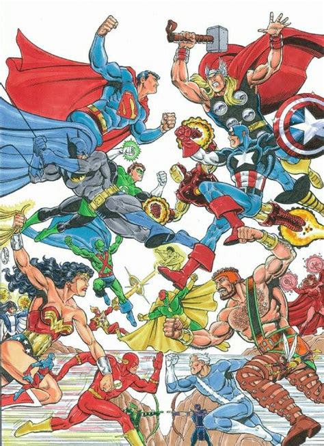 The JLA vs The Avengers by Mitch Ballard, I would be remiss if I ever