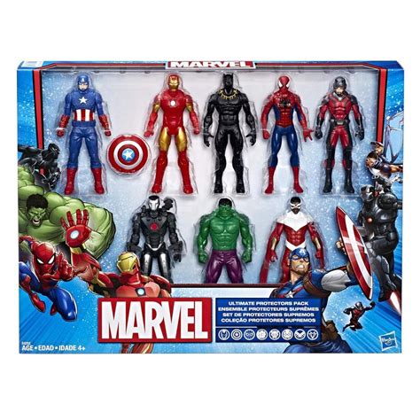 Marvel Avengers Action Figures Iron Man Hulk Black Panther Captain