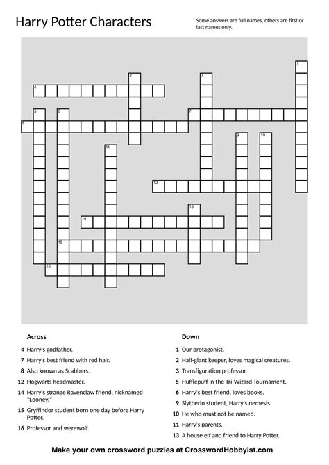 Create A Printable Crossword Puzzle Free Printable Templates