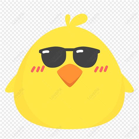 Cool Handsome Chicken With Sunglasses Free Png And Clipart Image For
