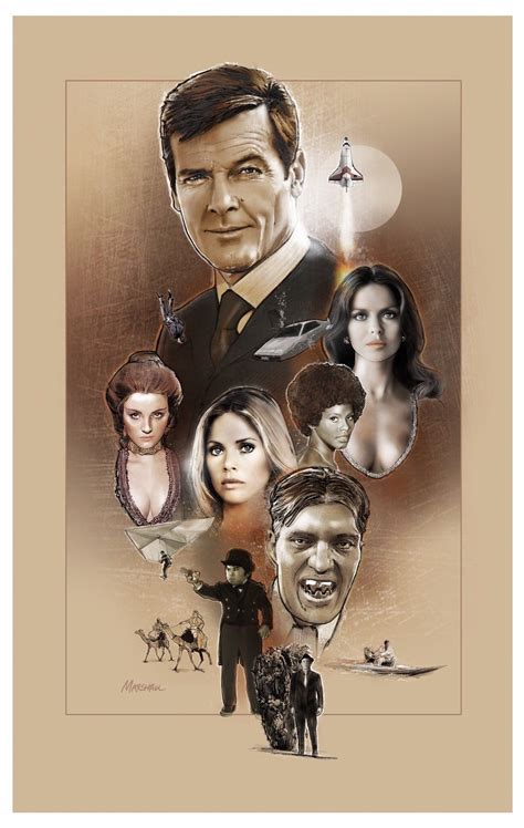 Roger Moore Is James Bond 007 By Jeff Marshall James Bond Movie