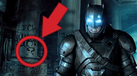 The caped crusader when batman becomes suspicious of superman's increasing power, and lex luthor's happy to take advantage. 10 COOLEST Batman v Superman: Dawn of Justice Easter Eggs ...