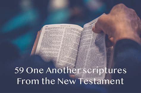 59 One Another Scriptures From The New Testament Good News Bible Church