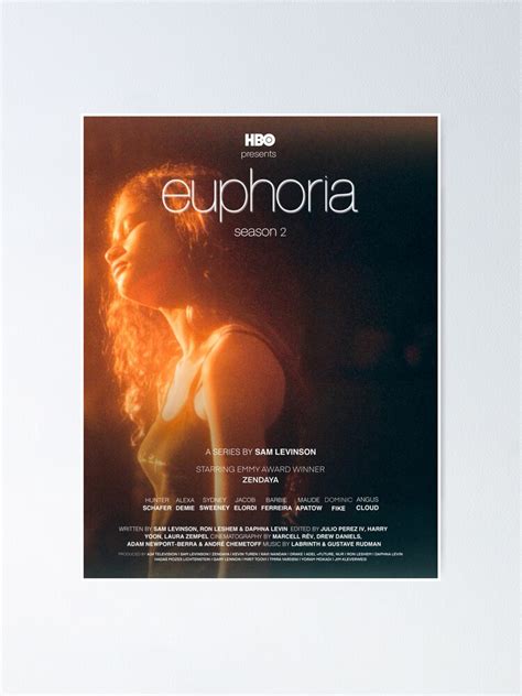 Euphoria Season 2 Poster For Sale By Celiaorts Redbubble