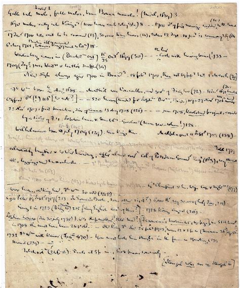 Autograph Manuscript Likely From Frederick The Great Thomas Carlyle