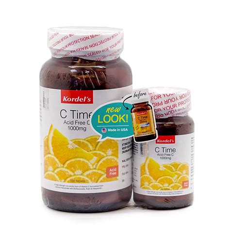 Часто можно встретить добавки с витамином с. Health Shop - Kordel's C Time Acid Free C 1000mg 150s + 30s