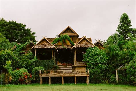 Traditional Thai House In Jungle By Stocksy Contributor Jesse Morrow