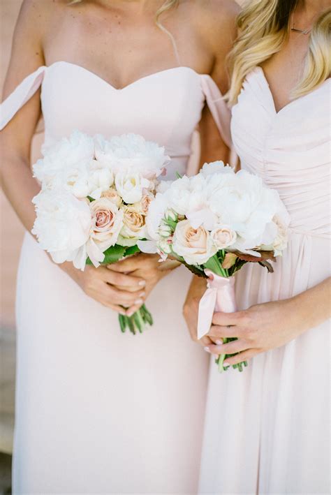 Pale Pink Bridesmaids Dresses Elizabeth Anne Designs The Wedding Blog