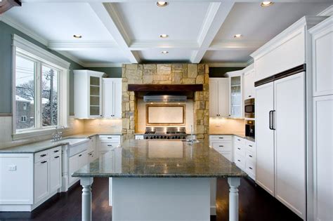 Traditional Kitchen Features Crisp White Cabinetry And Island Hgtv