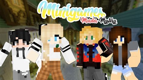 Murder Mystery With Friends Minecraft Mini Games Youtube