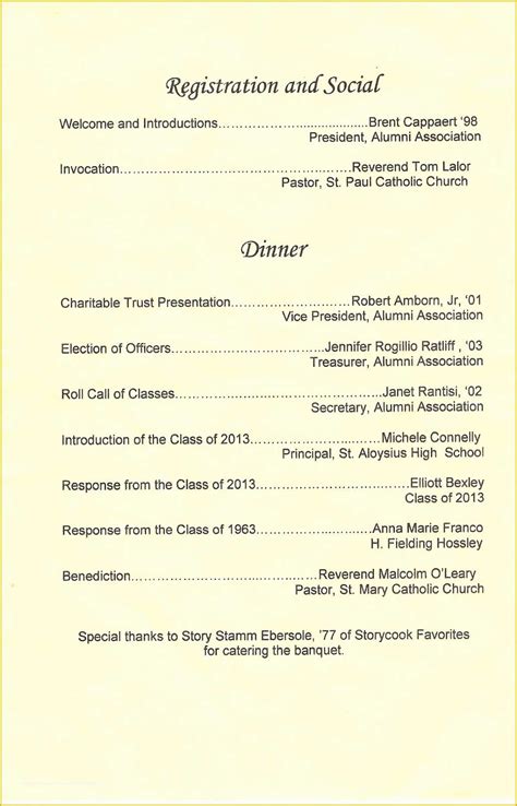 45 Sports Banquet Program Templates Free | Heritagechristiancollege