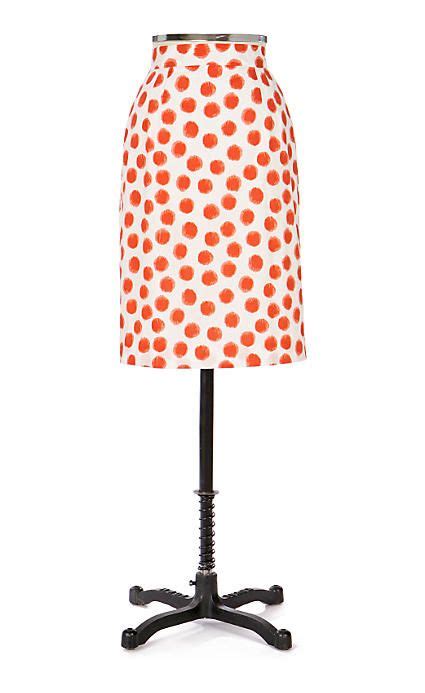 Cocoplum Pencil Skirt Red Dots Polka Dots Polka