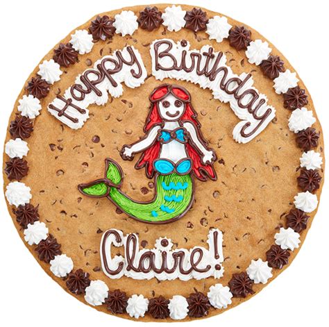 Cookie Cake - great american cookie company | American cookie, Mermaid cookies, Great american ...