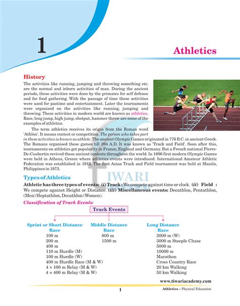 Athletics In Physical Education 2022