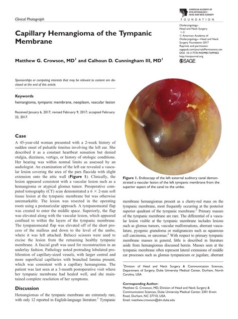 White Spots On Tympanic Membrane