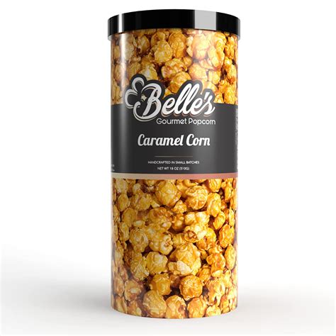 Belles Gourmet Popcorn T Canister Caramel Corn