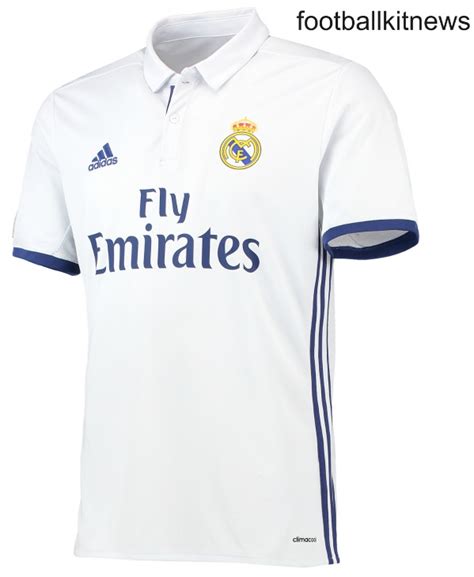 Personalised real madrid football shirts. New Real Madrid Kits 2016/17 | Adidas unveil home & away ...