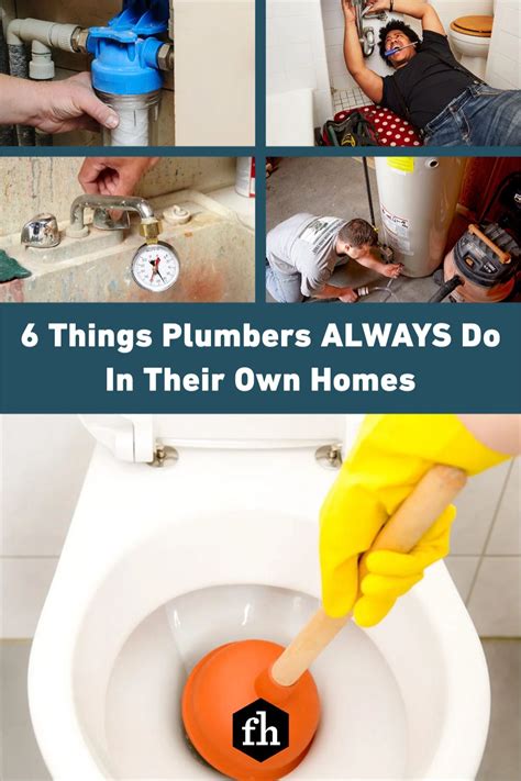 6 Things Plumbers Always Do In Their Own Homes Diy Plumbing Repair Fix
