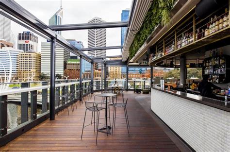 Head down some of the trendy laneways, such as wolf lane and grand lane check out some of the top small bars around perth city below. Perth's best rooftop bars