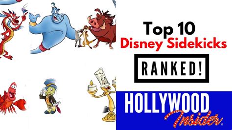 top 10 disney sidekicks including pixar ranked did your favorites make the list youtube