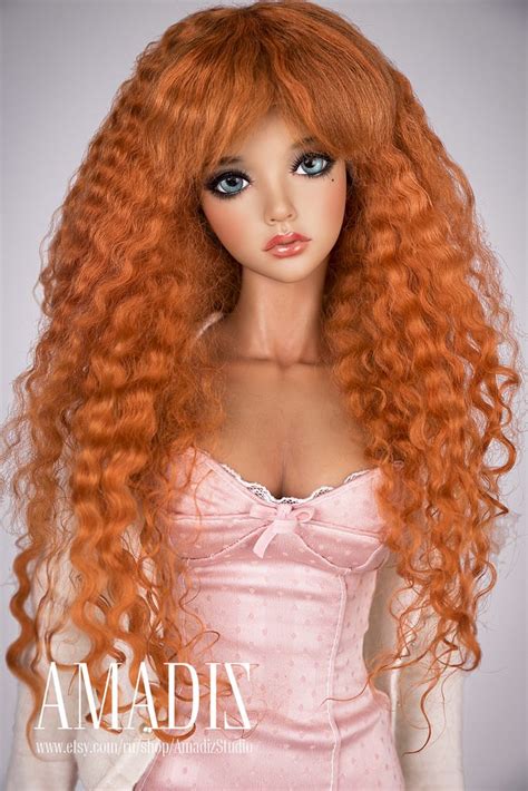 flic kr p f3dmpy ginger kotori our new wig of natural masham sheep for bjd available