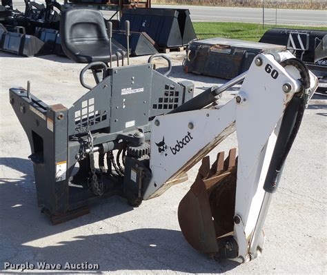 Bobcat 607 Backhoe Attachment In Anita Ia Item Dz9484 Sold Purple Wave