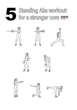 The Best Standing Abs Workout For A Stronger Core ISkinCareReviews