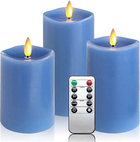 Home Candles Seasonal Décor Evenice Flameless Candles Led Candles Flickering With Glass Shell